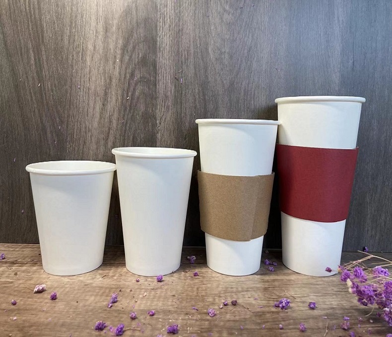 12OZ Disposables Single Wall hot beverage eco friendly paper coffee cups